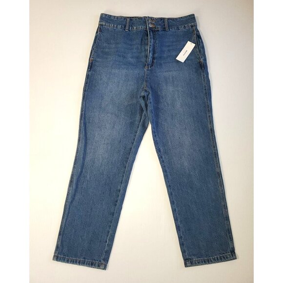 NWT BDG Urban Outfitters Women's Double-Button High waisted mom jeans sz 31 1291 - Picture 1 of 8